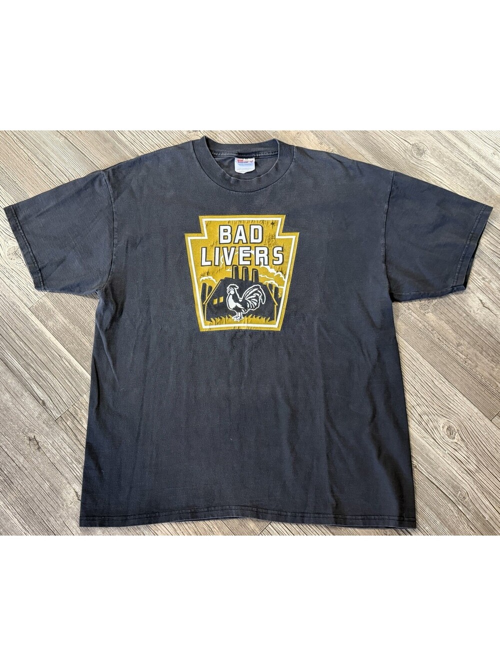 Vintage 90s Bad Livers Band T Shirt Extra Large XL Extremely Rare Bluegrass Punk